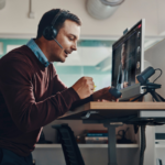 POLY Auriculares USB-C-C Voyager Focus 2 con certificación para Microsoft Teams + adaptador USB-C/A - Imagen 3