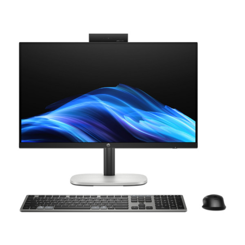 HP ProStudio 4 All-in-One G1i 23.8 inch Desktop AI PC,23.8" FHD LED UWVA 250N Anti-Glare Low Blue Light Slim (1920 x 1080, 1.78 (16:9)),Intel Core Ultra 5 225T (1.90 GHz, up to 4.90 GHz, 10 cores / 10 threads - 15th Generation) with Intel Graphics and Intel® AI Boost (up to 13 TOPS),512GB M.2 PCIe NVMe 2280 Value SSD,16GB 5600MT/s DDR5 (1X16GB) SODIMM,USB,Wired USB Standard 125 v2,Intel Wi-Fi 6E AX211 (2x2) non-vPro and Bluetooth® 5.3 Wireless Technology,No WWAN module,No Discrete Graphics,5MP Camera,Windows® 11 Pro 64-bit Standard,1/1/1