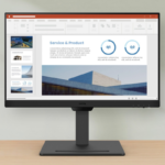 Monitor BenQ Ergonomico 23.8" , VESA, Bocinas 2Wx2, Bisel Delgado, Color Negro - Imagen 2