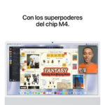 Apple iMac Apple M M4 59.7 cm (23.5") 4480 x 2520 Pixeles PC todo en uno 16 GB 512 GB SSD macOS Sequoia Wi-Fi 6E (802.11ax) Plata - Imagen 6