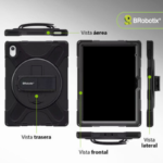BRobotix Funda de uso Rudo con Correa y Giro 360º, para iPad 11.0", 11va Generación A16 - Imagen 4