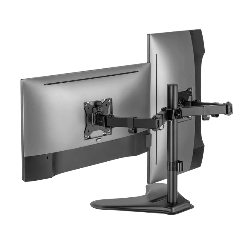 Acteck Soporte de Escritorio para 2 Monitores 17" - 32", hasta 18kg - Imagen 3