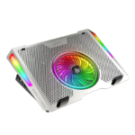 Acteck Base Enfriadora para Laptop 15.6", 5 Ventiladores, Plata/Negro