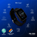 Vorago Smartwatch SW-500, AMOLED, Android/iOS, Negro - Resistente al Agua - Imagen 3