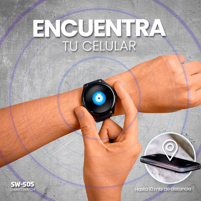 Vorago Smartwatch SW-505, Touch, Bluetooth, Android/iOS, Negro - Imagen 7