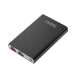 Power Bank NPW-05TC Necnon 5000mAh  entrada y salida doble USB 5V/2.1 y tipo C 5V/2.1A.  1 A 2 CARGAS indicador de carga con luz LED, bateria de 5,000 mAH - Imagen 3