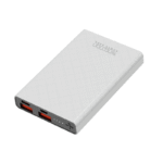 Power Bank NPW-05TC Necnon 5000mAh  entrada y salida doble USB 5V/2.1 y tipo C 5V/2.1A.  1 A 2 CARGAS indicador de carga con luz LED, bateria de 5,000 mAH - Imagen 3