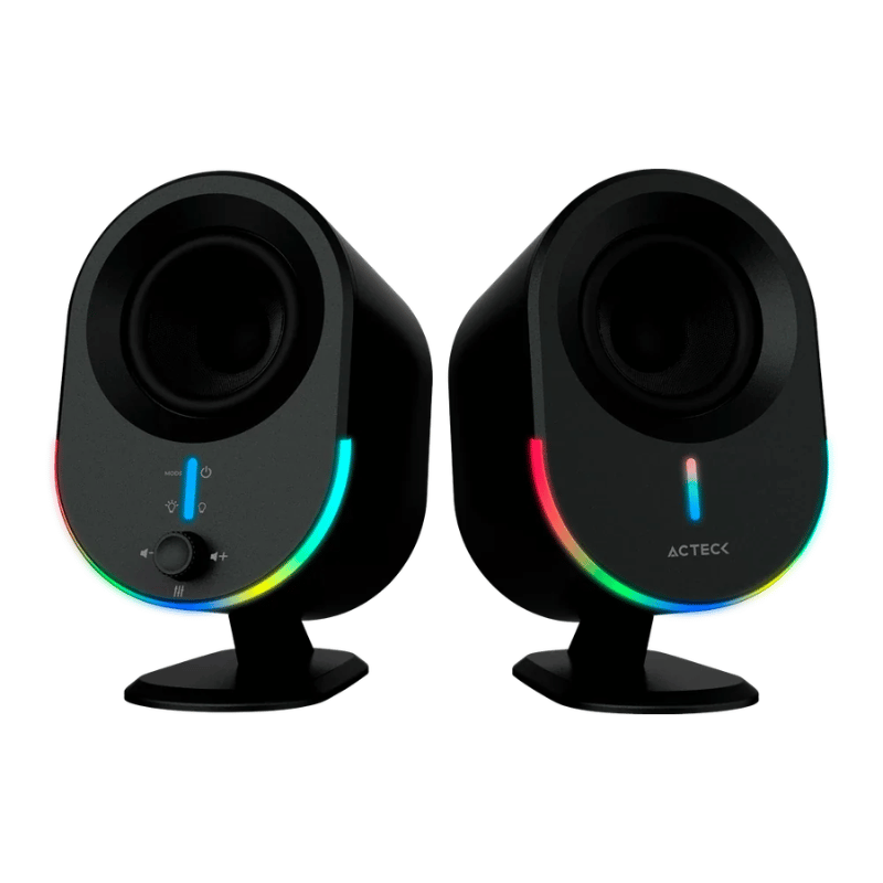 Acteck Bocinas Dynamic Exact BS630, Alámbrico/Inalámbrico, Bluetooth, 2.0 Canales, 20W RMS, USB, Negro - Imagen 5