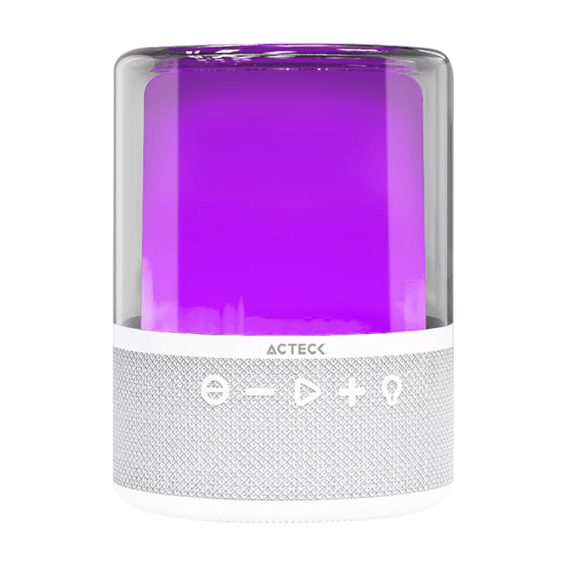 Acteck Bocina Portátil Glee Pure AP50, Bluetooth, Inalámbrico, 40W RMS, USB-C, Blanco - Imagen 5