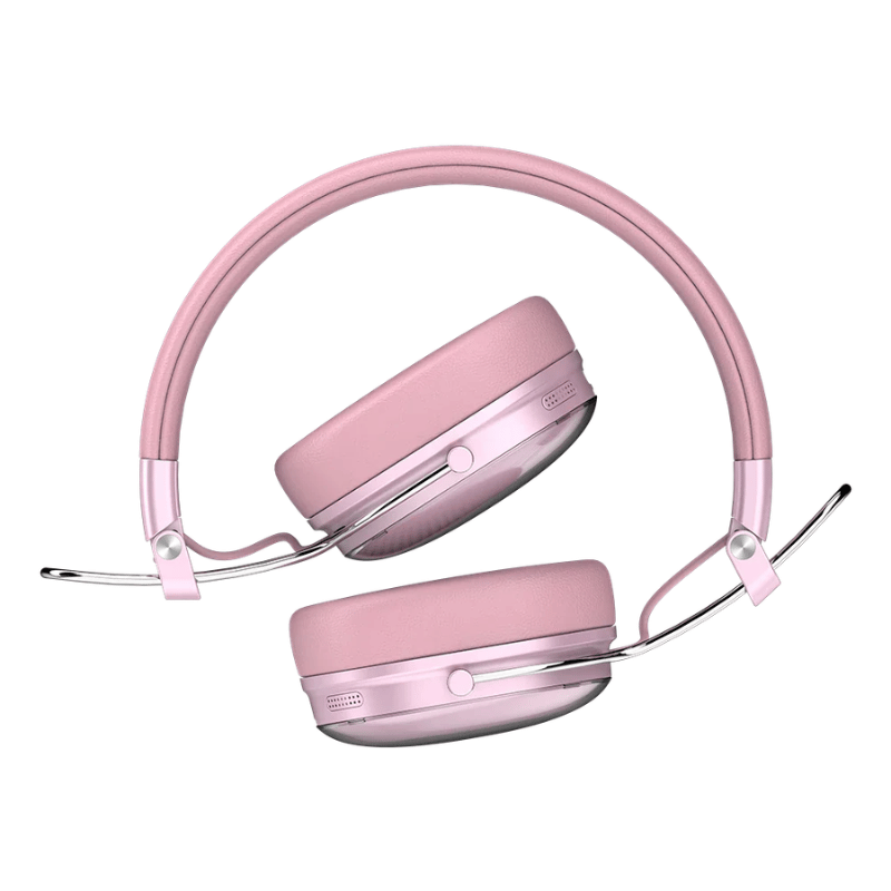 Acteck Audífonos con Micrófono Luxe Chic HP710, Bluetooth, Inalámbrico, USB-C, Rosa - Imagen 6