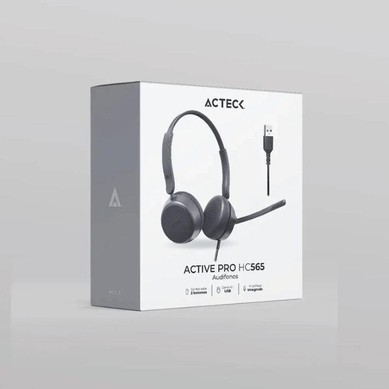 Acteck Audífonos Active Pro HC565, Alámbrico, USB-A - Imagen 9