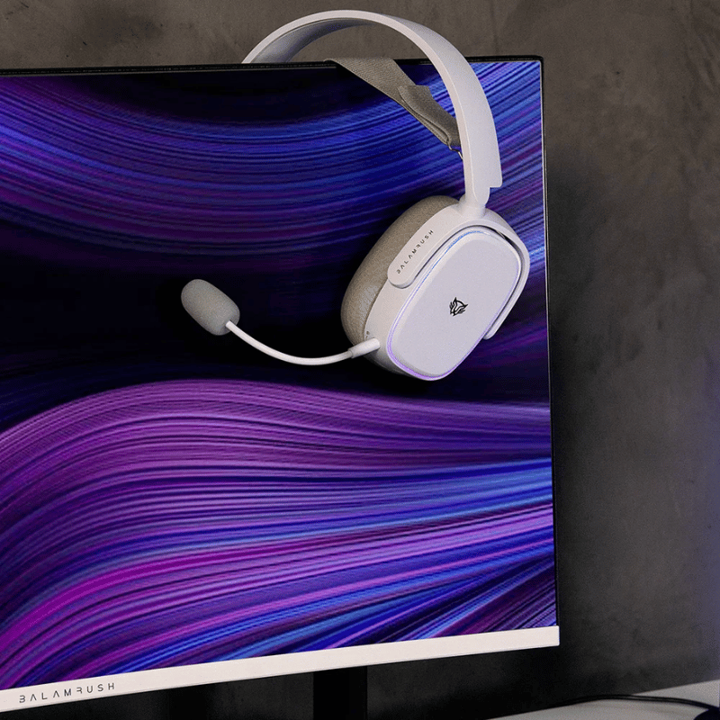 Balam Rush Audífonos Gamer AEON HS999 7.1, Alámbrico/Inalámbrico, 3.5mm/Bluetooth, Blanco - Imagen 2
