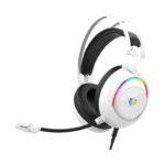 Balam Rush Audífonos Gamer Hesix II HS688 para Xbox One/Xbox Series X|S/Nintendo Switch/PC/Smartphone, Alámbrico, 3.5mm, Blanco