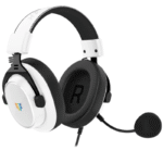 Balam Rush Audífonos Gamer Aviator Expert HA777 para PlayStation/Xbox One/Nintendo Switch/PC/MAC/Smartphone, Alámbrico, 3.5mm, Negro/Blanco