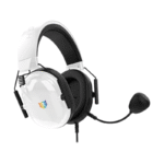 Balam Rush Audífonos Gamer Aviator Level HA757 para Xbox One/Xbox Series X|S/Nintendo Switch/PC/Smartphone, Alámbrico, 3.5mm, Negro/Blanco