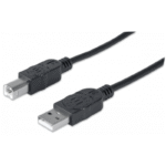 Manhattan Cable USB-A Macho - USB-B Macho, 1.8 Metros