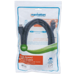 Manhattan Cable HDMI de Alta Velocidad con Canal Ethernet, HDMI Macho - HDMI Macho, 4K, 30Hz, 5 Metros, Negro - Imagen 2