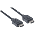 Manhattan Cable HDMI de Alta Velocidad con Canal Ethernet, HDMI Macho - HDMI Macho, 4K, 30Hz, 5 Metros, Negro - Imagen 3