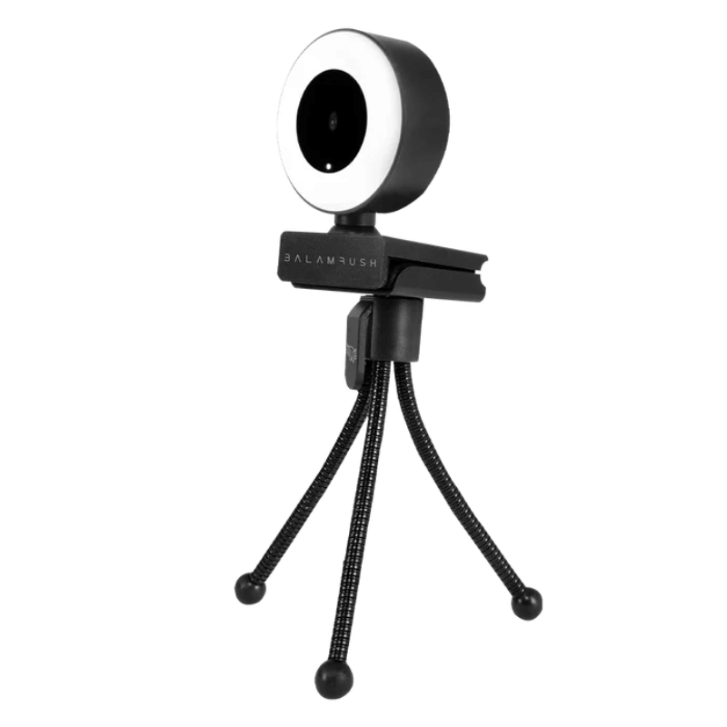 Balam Rush Webcam Stelar CW750, 1920 x 1080 Pixeles, USB, Negro