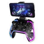 Balam Rush Gamepad Kontrol Glow G595, Alámbrico/Inalámbrico, Bluetooth/RF/USB, Negro