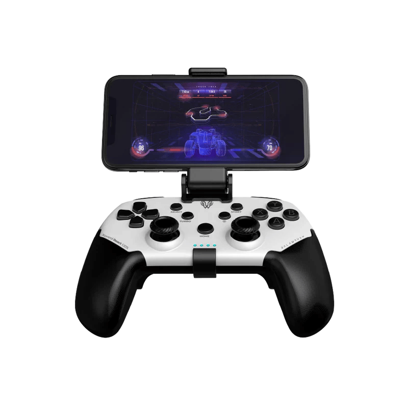Balam Rush Gamepad Kontrol React G575, Alámbrico/Inalámbrico, Bluetooth/RF/USB, Negro/Blanco