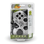 BRobotix Gamepad RumblePad, Alámbrico, USB, Negro/Blanco - Imagen 3