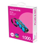 Disco Duro Externo Adata SC740 2.5", 1TB, USB-C 3.1, Negro/Azul, Resistente a Golpes, para Xbox Series X|S - Imagen 6