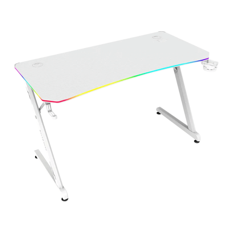 Balam Rush Escritorio Gamer Olympus Spot Glow Pro MRX8000 RGB, 120cm x 60cm, Blanco - Imagen 3