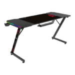 Balam Rush Escritorio Gamer Olympus Spot Glow MRX6000 RGB, 1400mm x 60cm, Negro - Imagen 2