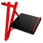 Naceb Escritorio Gamer NA-0646, 1190 mm x 64.7cm, Negro/Rojo - Imagen 2