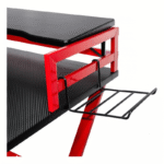 Naceb Escritorio Gamer NA-0646, 1190 mm x 64.7cm, Negro/Rojo - Imagen 8