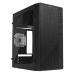 Gabinete Acteck Kioto GC220, Micro-Tower, Micro-ATX/Mini-ITX, USB 2.0, con Fuente de 500W, sin Ventiladores Instalados, Negro