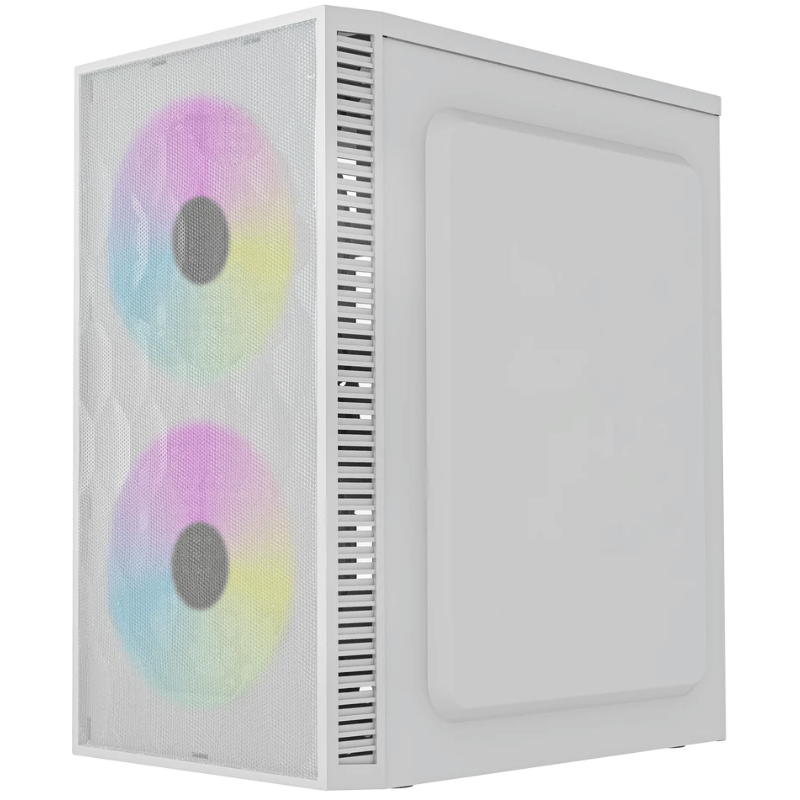 Gabinete Acteck Fuji GC470, Mini-Tower, Micro-ATX/Mini-ITX, USB 2.0/3.0, con Fuente de 500W, 2 Ventiladores Instalados, Blanco - Imagen 4