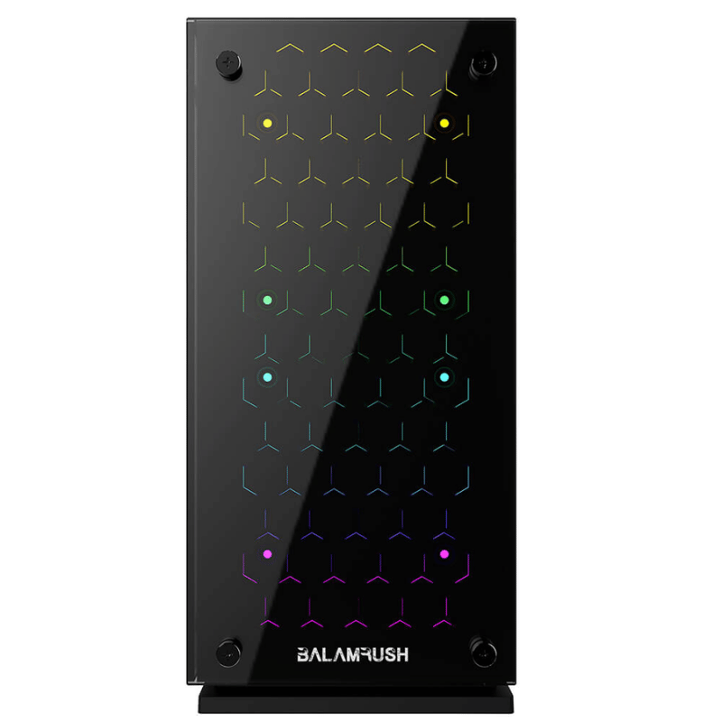 Gabinete Balam Rush BR-922968, Midi-Tower, Micro-ATX/Mini-ITX, USB 2.0/3.0, sin Fuente, 3 Ventiladores Instalados, Negro - Imagen 3