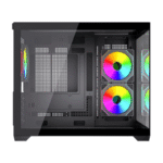 Gabinete Balam Rush Tank Core Pro GI925, Mini-Tower, Micro-ATX/Mini-ITX, USB 2.0/3.0, sin Fuente, 3 Ventiladores Instalados, Negro - Imagen 4
