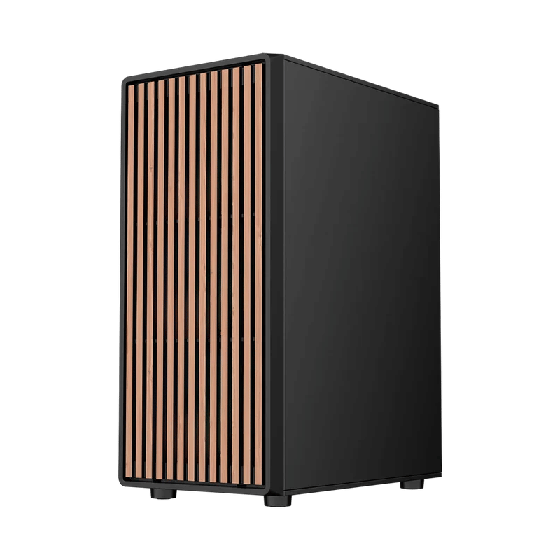 Gabinete Balam Rush Dragonfly Wood GM580CB, Midi-Tower, ATX/Micro-ATX/Mini-ITX, USB 2.0, sin Fuente, 4 Ventiladores Instalados, Negro - Imagen 6