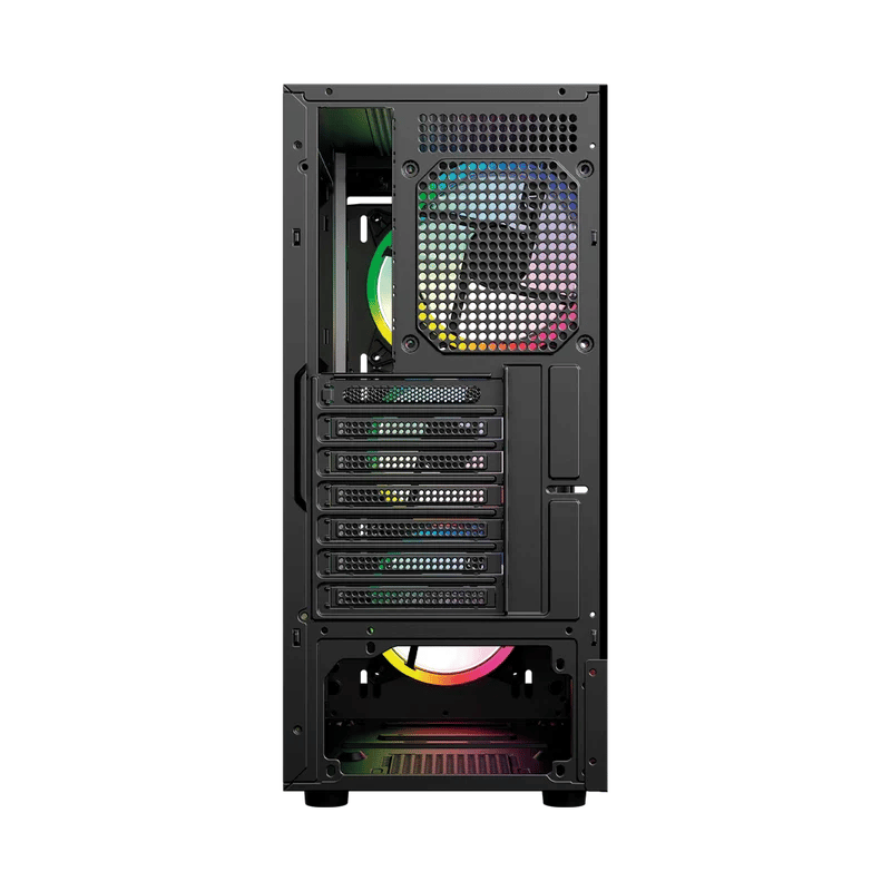 Gabinete Balam Rush Dragonfly Wood GM580CB, Midi-Tower, ATX/Micro-ATX/Mini-ITX, USB 2.0, sin Fuente, 4 Ventiladores Instalados, Negro - Imagen 7