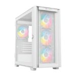 Gabinete Balam Rush Carbono Twin Mate 6000, Midi-Tower, Micro-ATX/Mini-ITX, USB 2.0/3.0, sin Fuente, 4 Ventiladores Instalados, Blanco