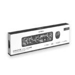 Kit de Teclado y Mouse Acteck Creator Chic Colors MK475, Inalámbrico, USB, Negro - Imagen 5