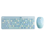 Kit de Teclado y Mouse Acteck Creator Chic Colors MK470, Inalámbrico, USB, Multicolor, Español
