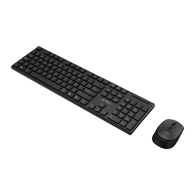Kit de Teclado y Mouse Acteck Vantage Prime MK555, Inalámbrico, USB, Negro, Español - Imagen 3