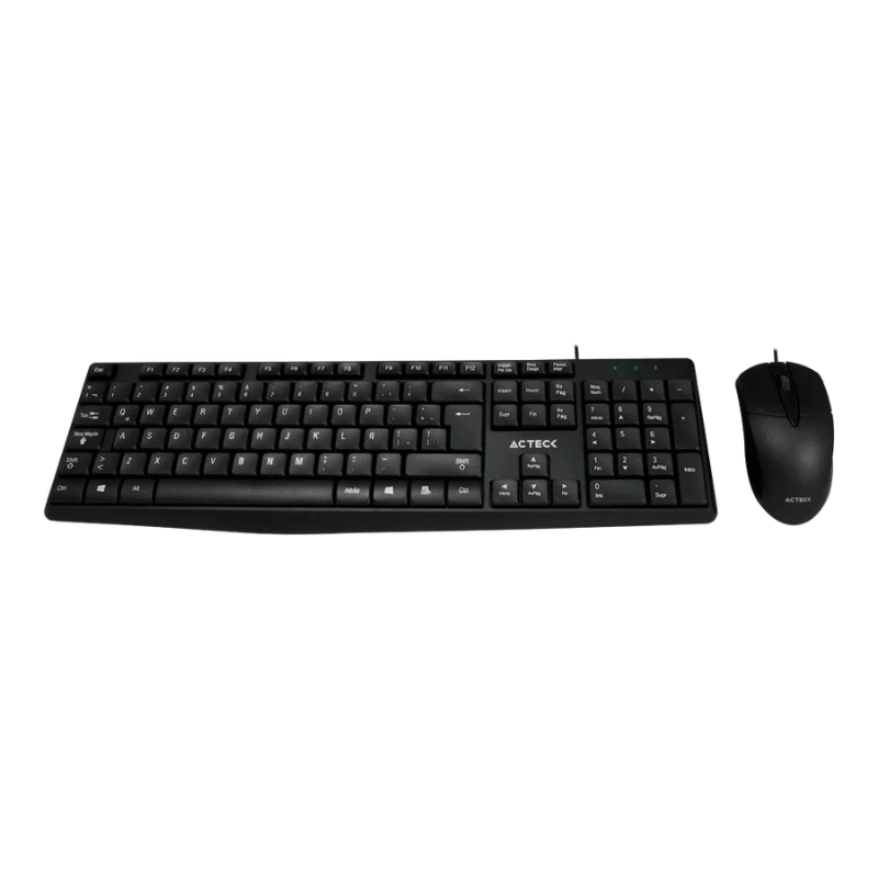 Kit de Teclado y Mouse Acteck AC-928984, Alámbrico, USB, Negro - Imagen 3