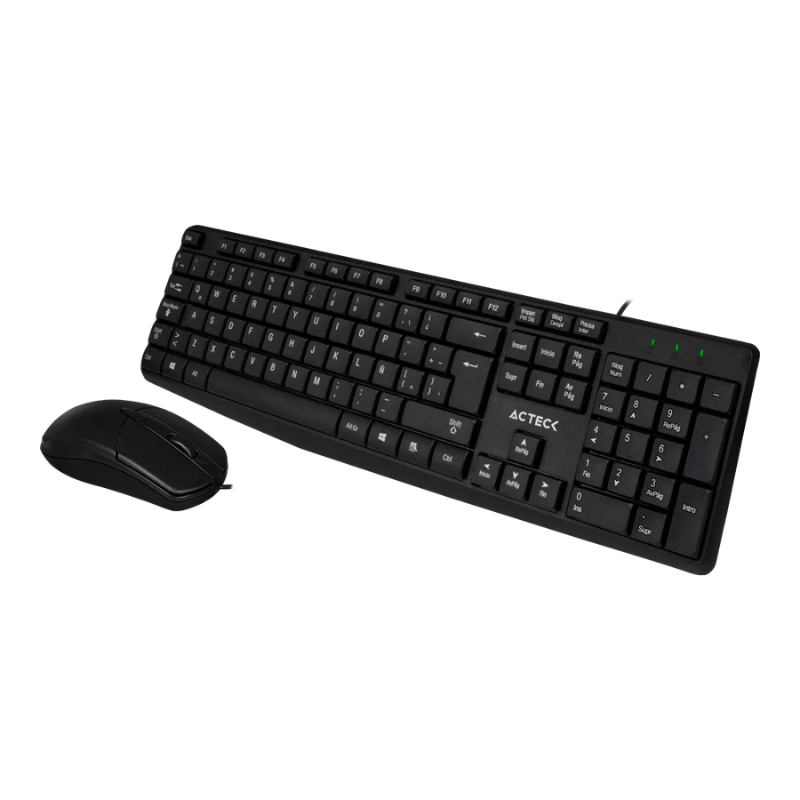 Kit de Teclado y Mouse Acteck AC-928984, Alámbrico, USB, Negro - Imagen 4