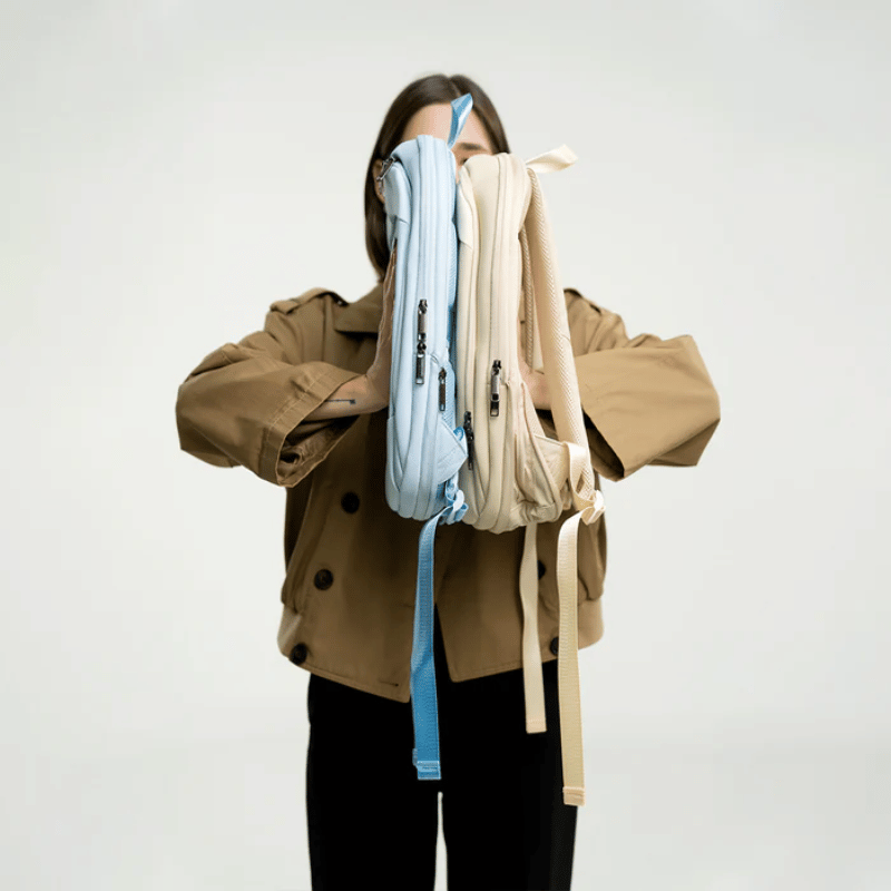 PC-085133 Mochila para laptop 15.6 Anti-salpicaduras Expandible Modelo Obsidia Color Azul | PERFECT CHOICE: Perfecta para laptops de hasta 15.6 Pulgadas - Imagen 2