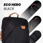 TechZone Mochila Eco Hero Black de PET para Laptop 15.6", Negro - Imagen 5