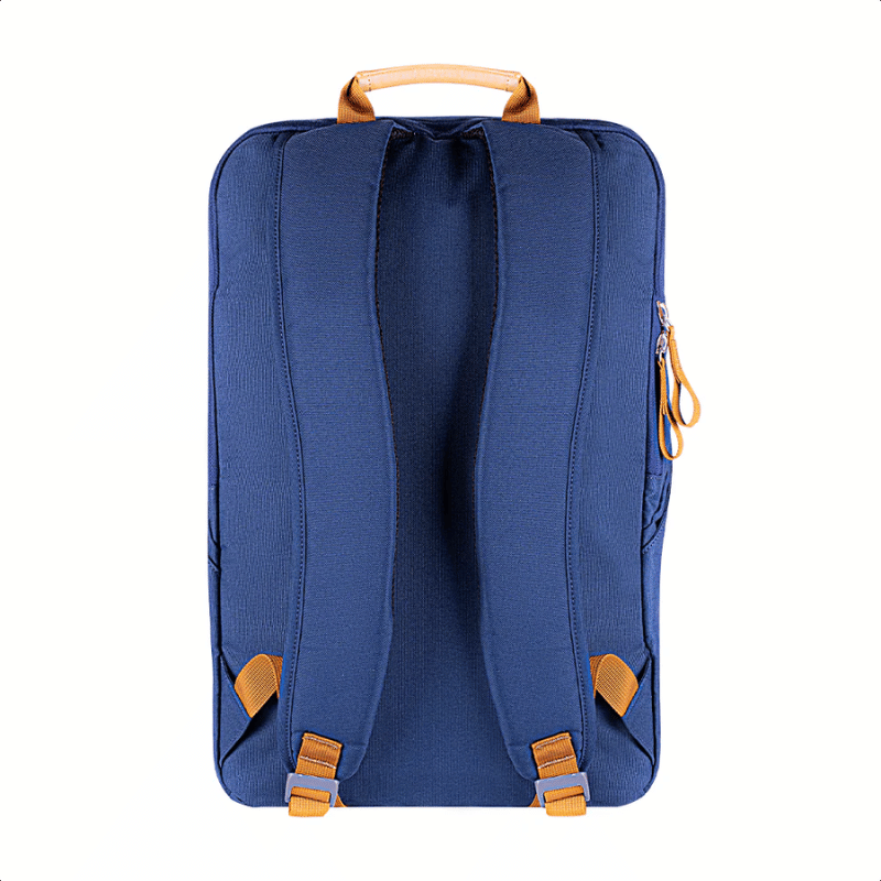 Backpack ECO HERO Techzone de 15.6 , 2 compartimientos, 1 acolchado para laptop, color Azul, GARANTIA LIMITADA DE POR VIDA. - Imagen 2