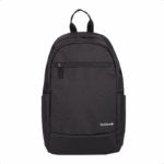 TechZone Mochila Basic Black de Poliéster para Laptop 15.6", Negro