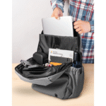 TechZone Mochila TZLBP29-G de Poliéster para Laptop 16", Gris - Imagen 6