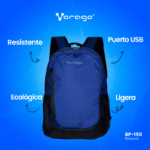 Vorago Mochila BP-150 de PET para Laptop 15.6", Azul - Imagen 3