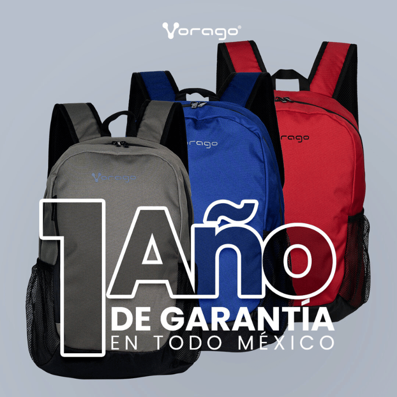MOCHILA VORAGO BP-150 ECOLÓGICA rPET LAPTOP 15.6 pugladas AZUL / NEGRO - Imagen 4